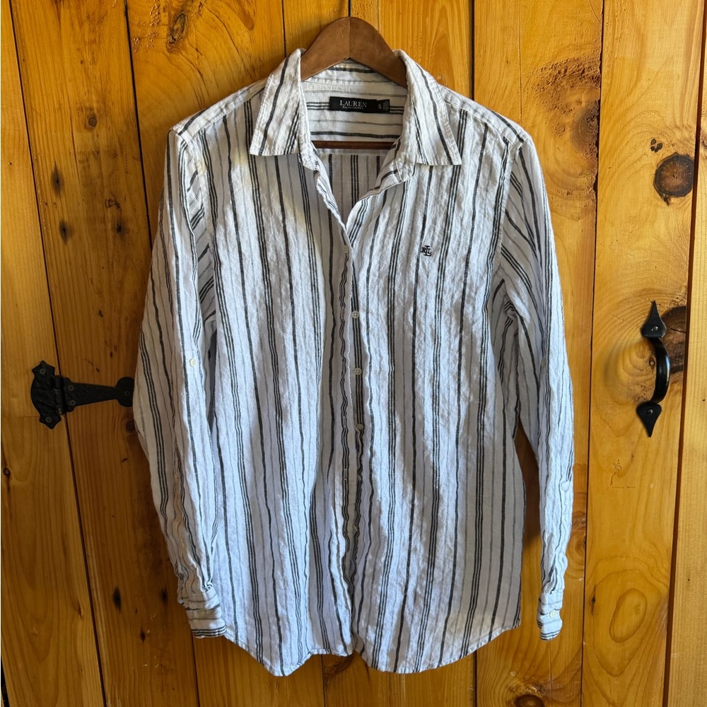 GUC RALPH LAUREN Women’s Linen Shirt XL